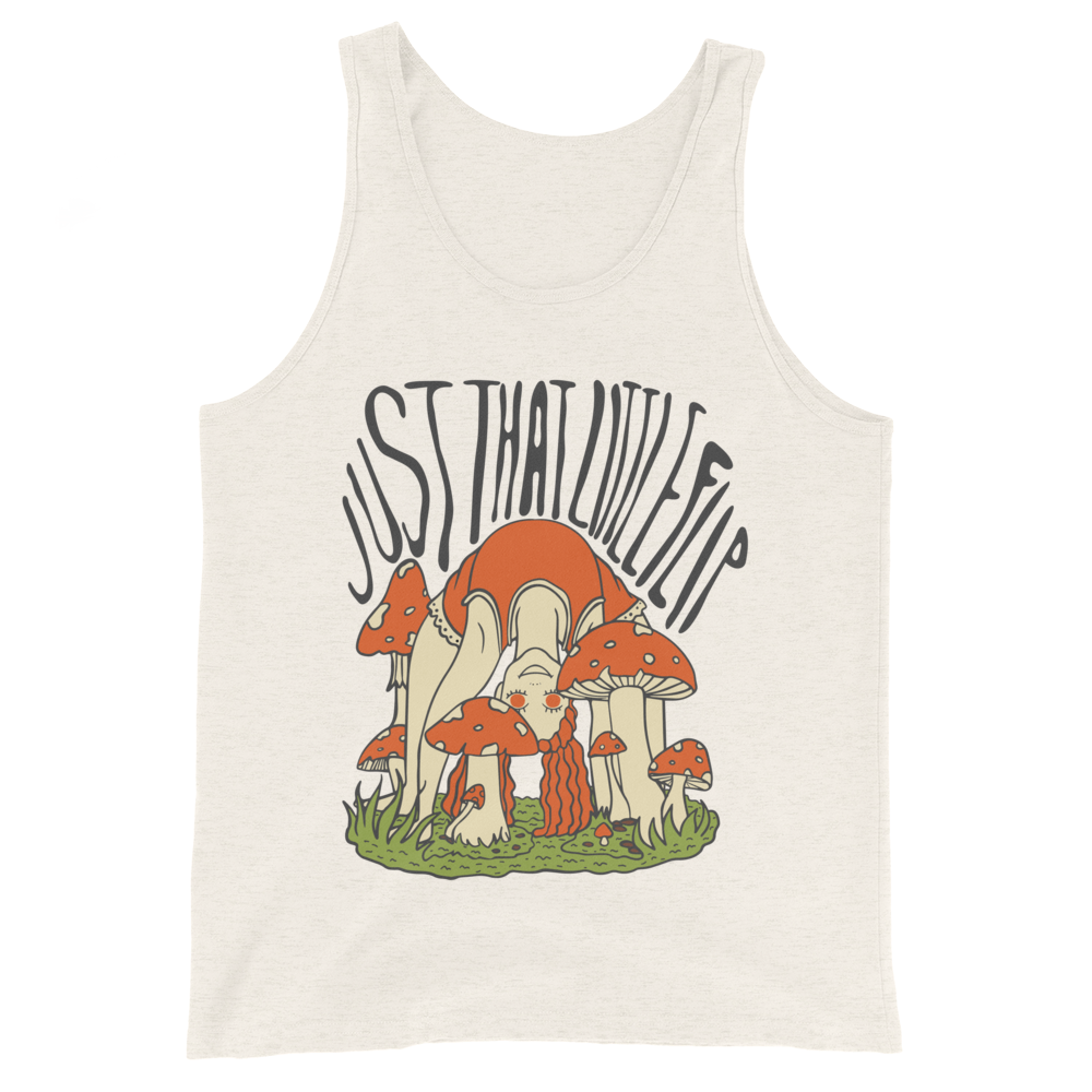 Just That Little Flip Graphic Tank Top