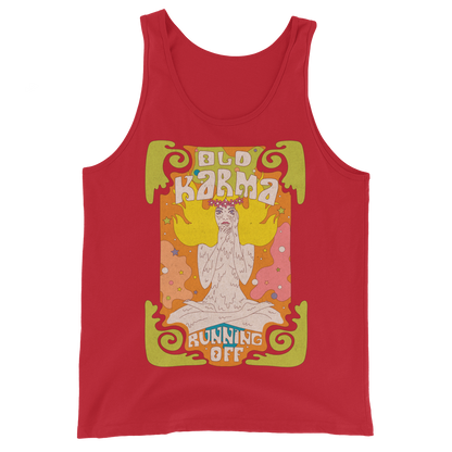 Old Karma Running Off Graphic Tank Top