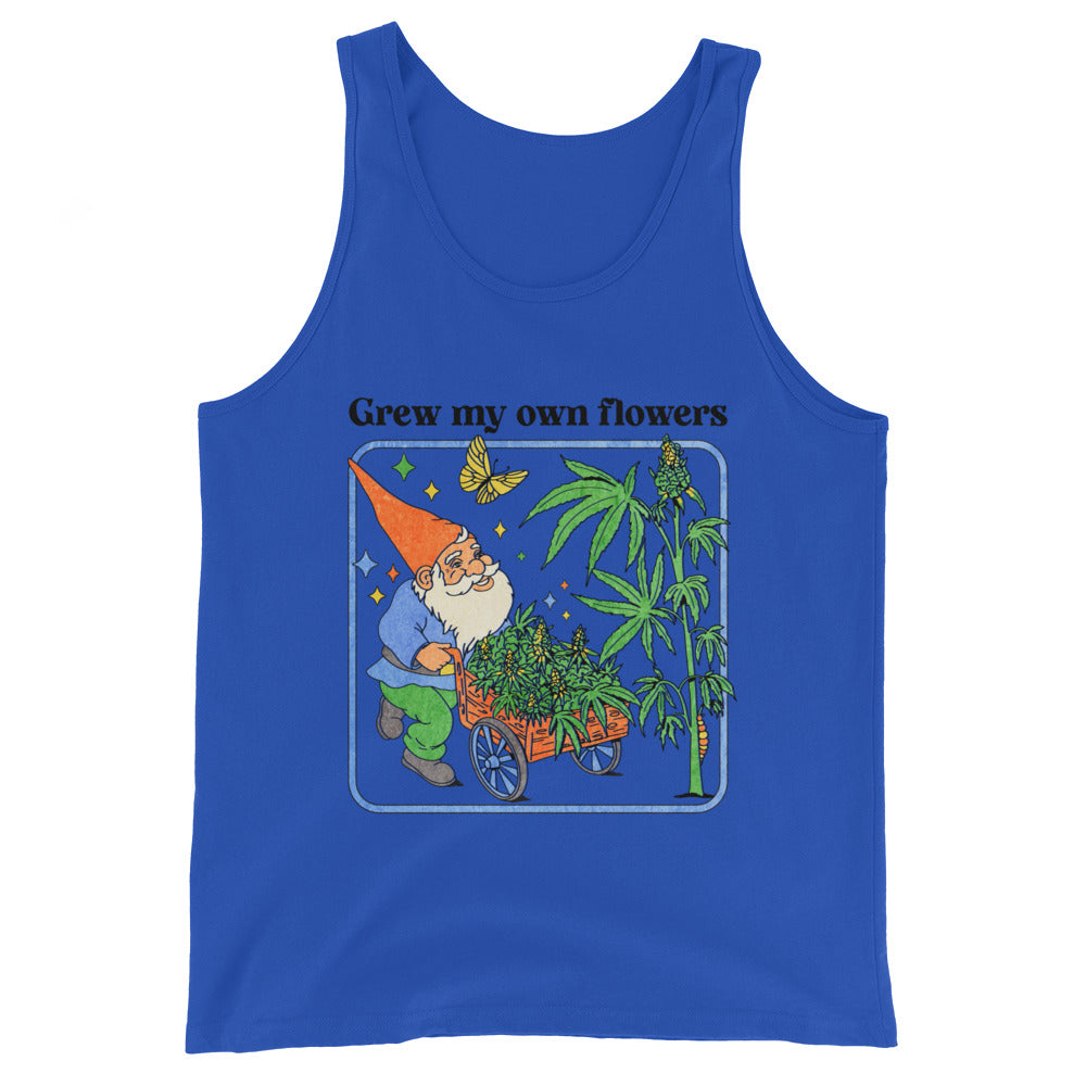 Grew My Own Flowers Graphic Tank Top