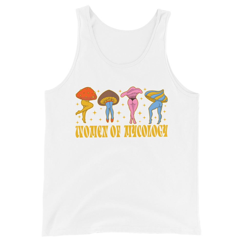 Retro Legs Woman of Mycology Graphic Tank Top