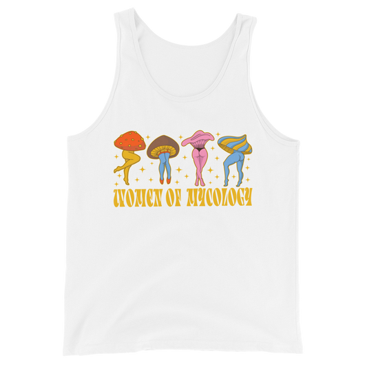 Retro Legs Woman of Mycology Graphic Tank Top