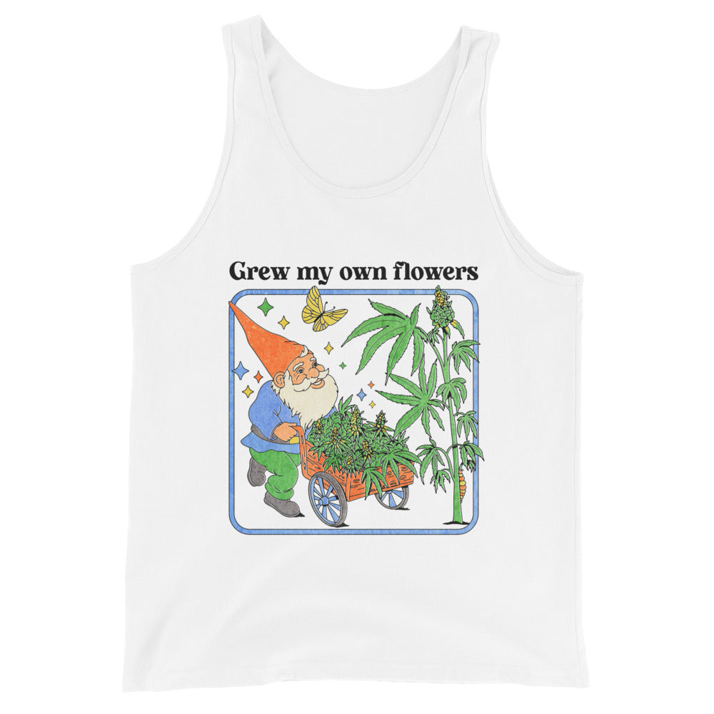 Grew My Own Flowers Graphic Tank Top