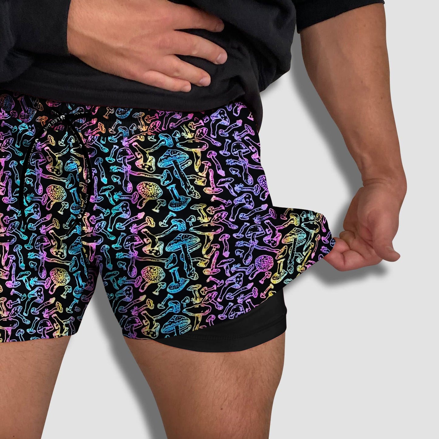 MUSHROOM Reflective - Men's Active Liner Shorts 2.0