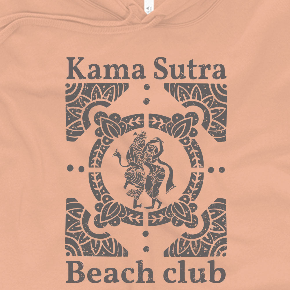 Kama Sutra Beach Club Graphic Crop Hoodie