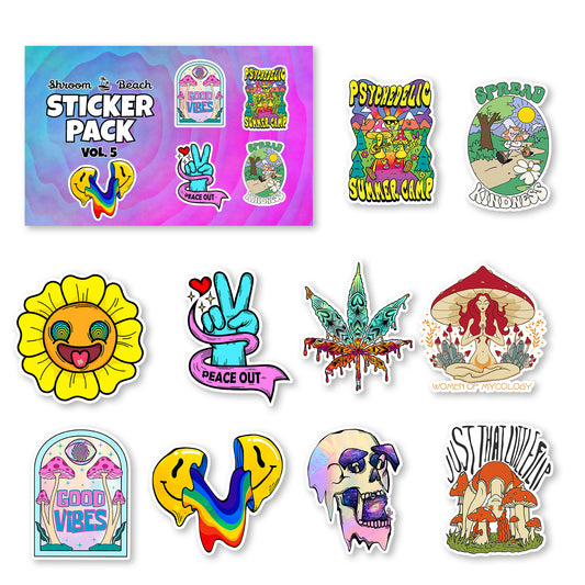 Shroom Beach Sticker Pack - Season 5