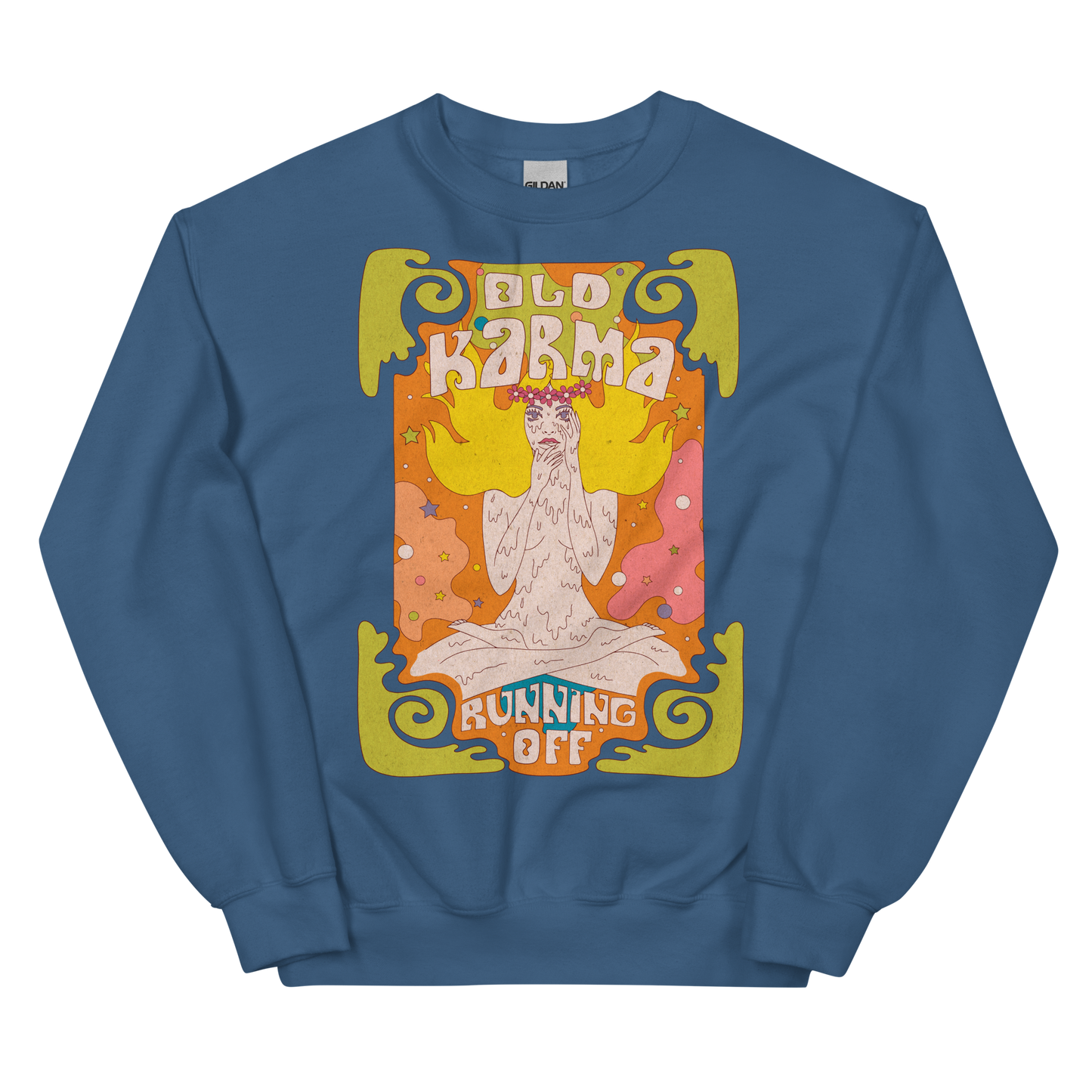 Old Karma Running Off Graphic Unisex Sweatshirt