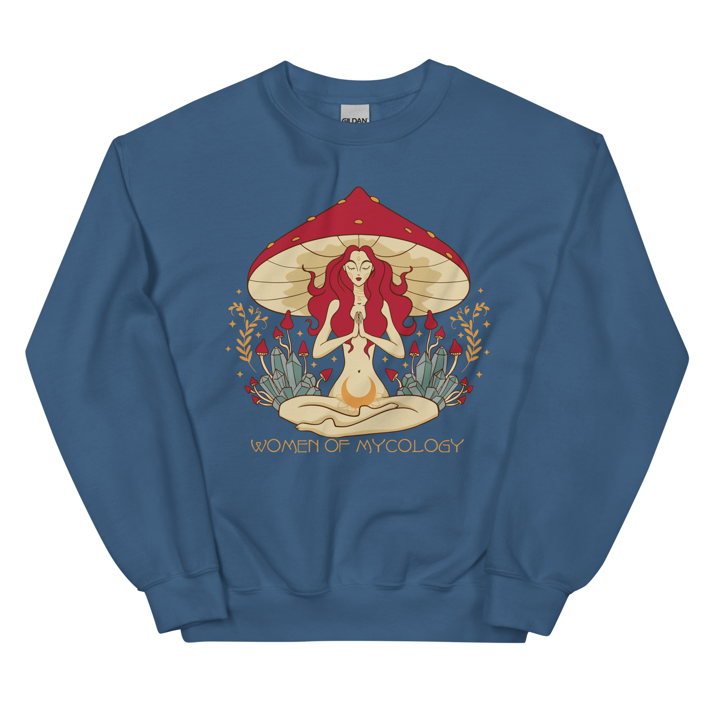 Mystical Woman of Mycology Graphic Unisex Sweatshirt