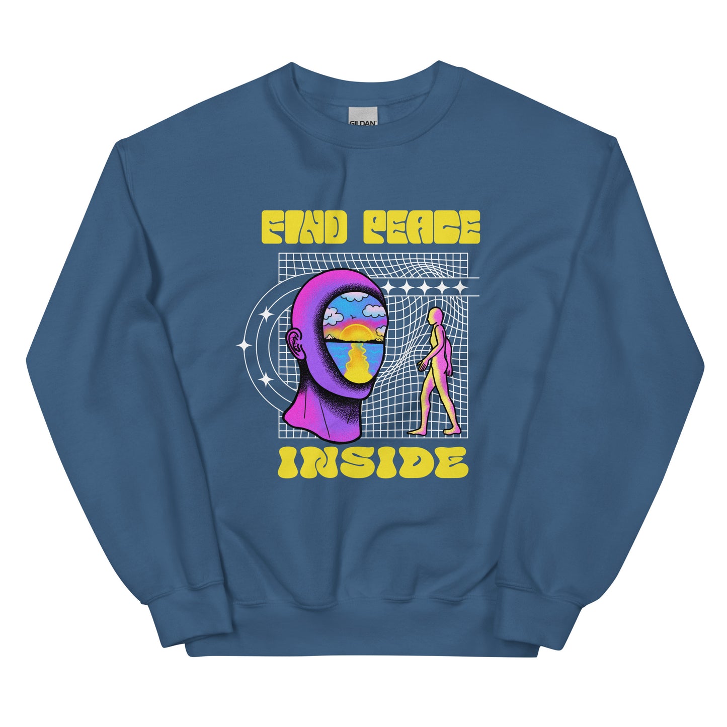 Find Peace Inside Graphic Unisex Sweatshirt