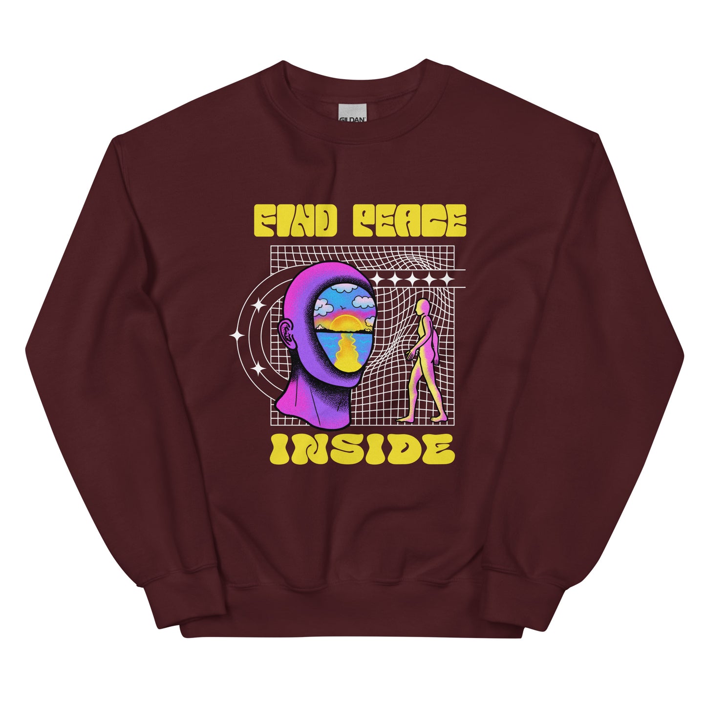 Find Peace Inside Graphic Unisex Sweatshirt