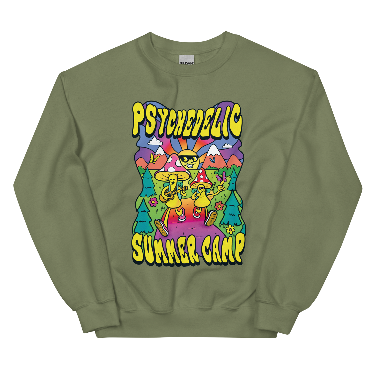 Psi~ Summer Camp Graphic Unisex Sweatshirt