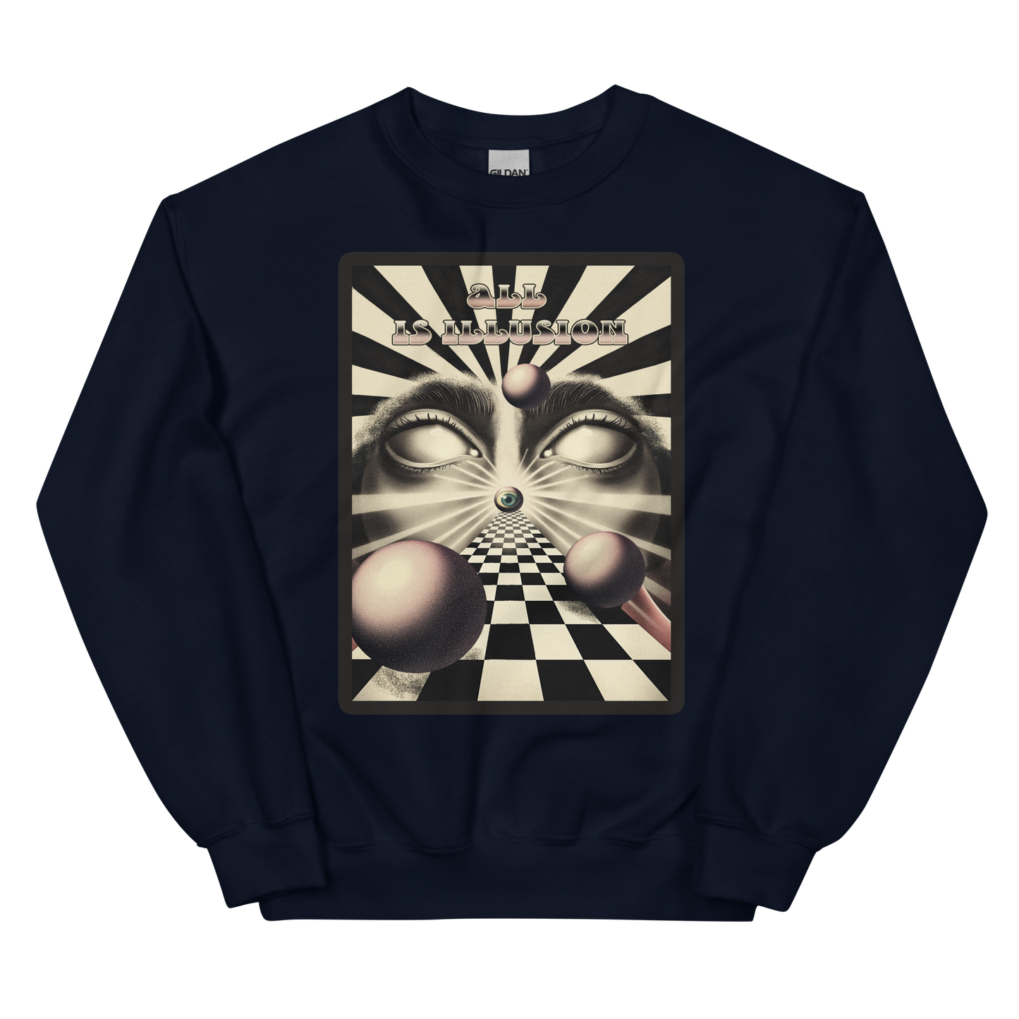 All Is Illusion Graphic Unisex Sweatshirt