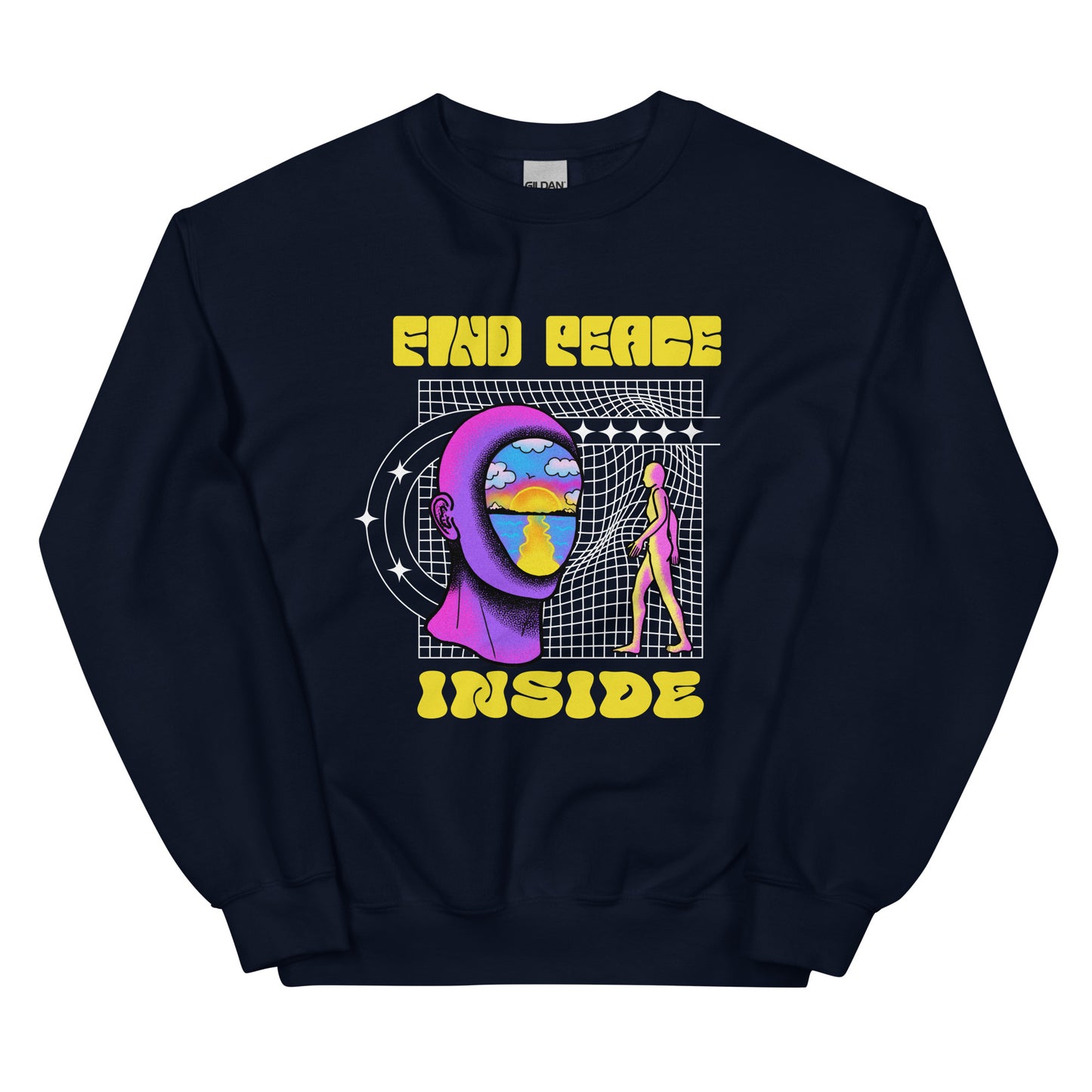 Find Peace Inside Graphic Unisex Sweatshirt