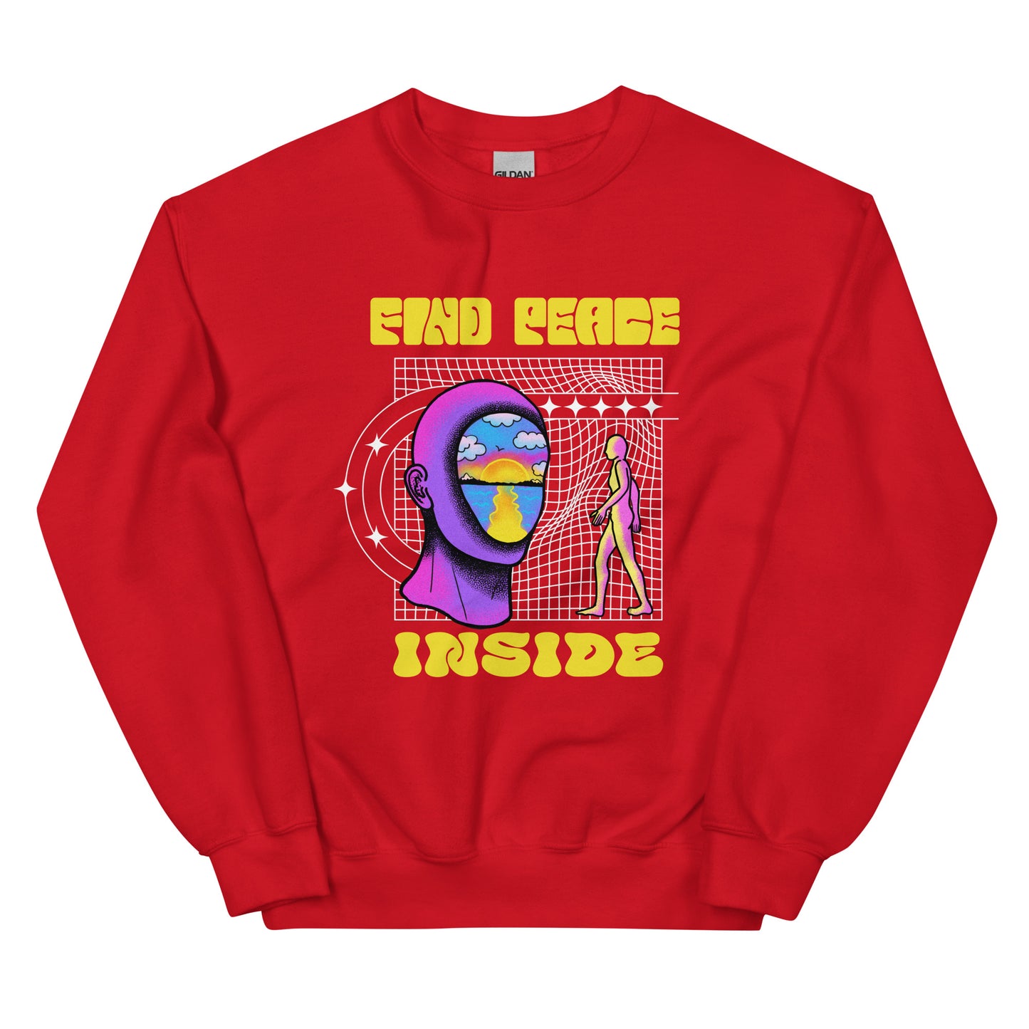 Find Peace Inside Graphic Unisex Sweatshirt