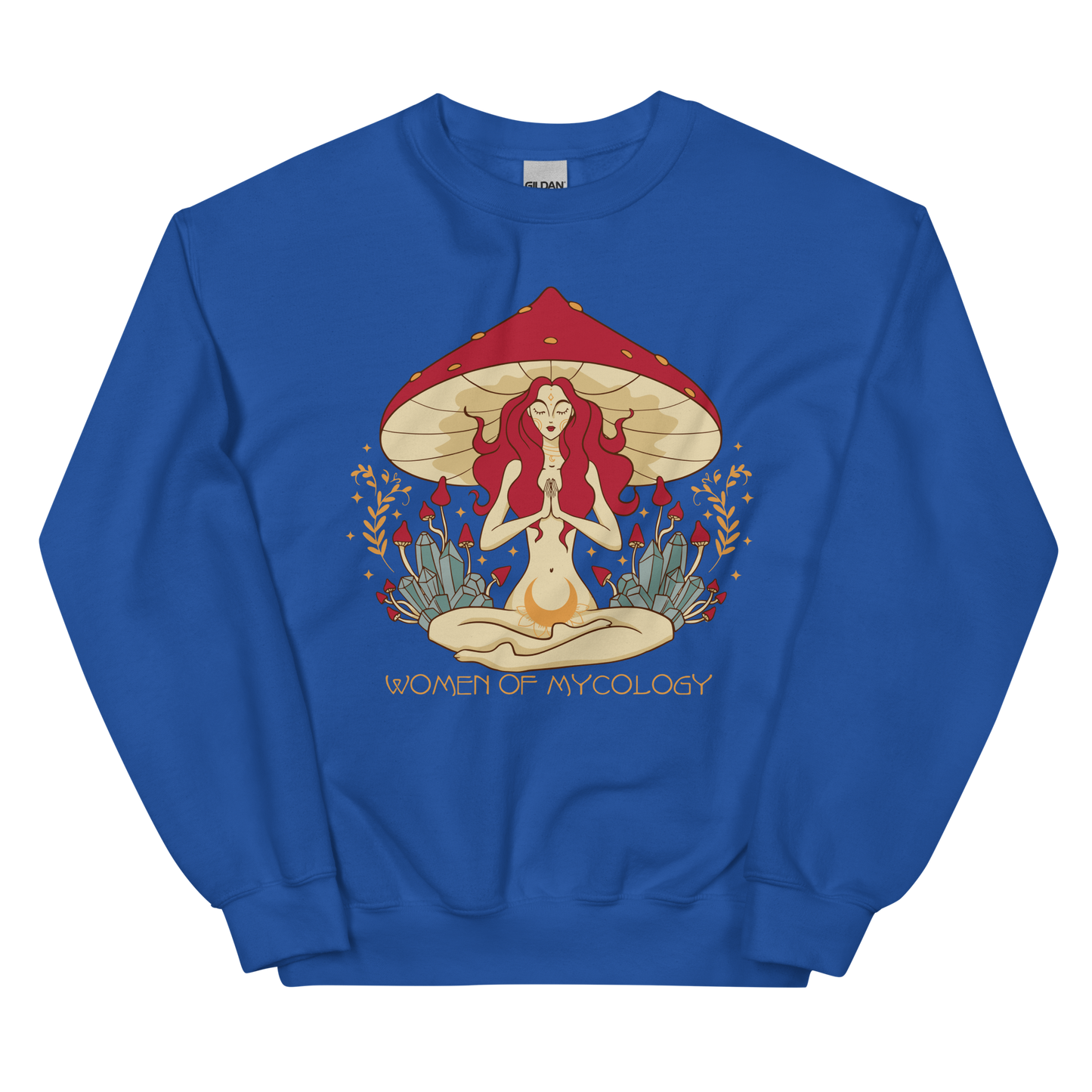 Mystical Woman of Mycology Graphic Unisex Sweatshirt