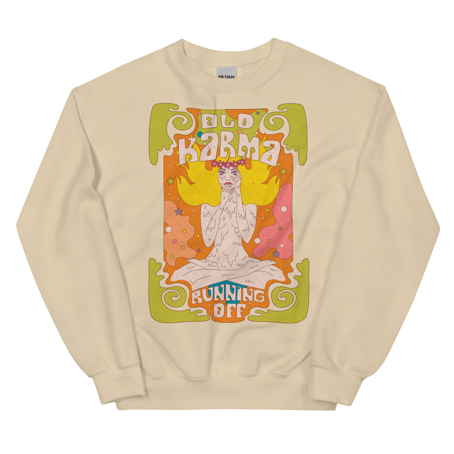 Old Karma Running Off Graphic Unisex Sweatshirt