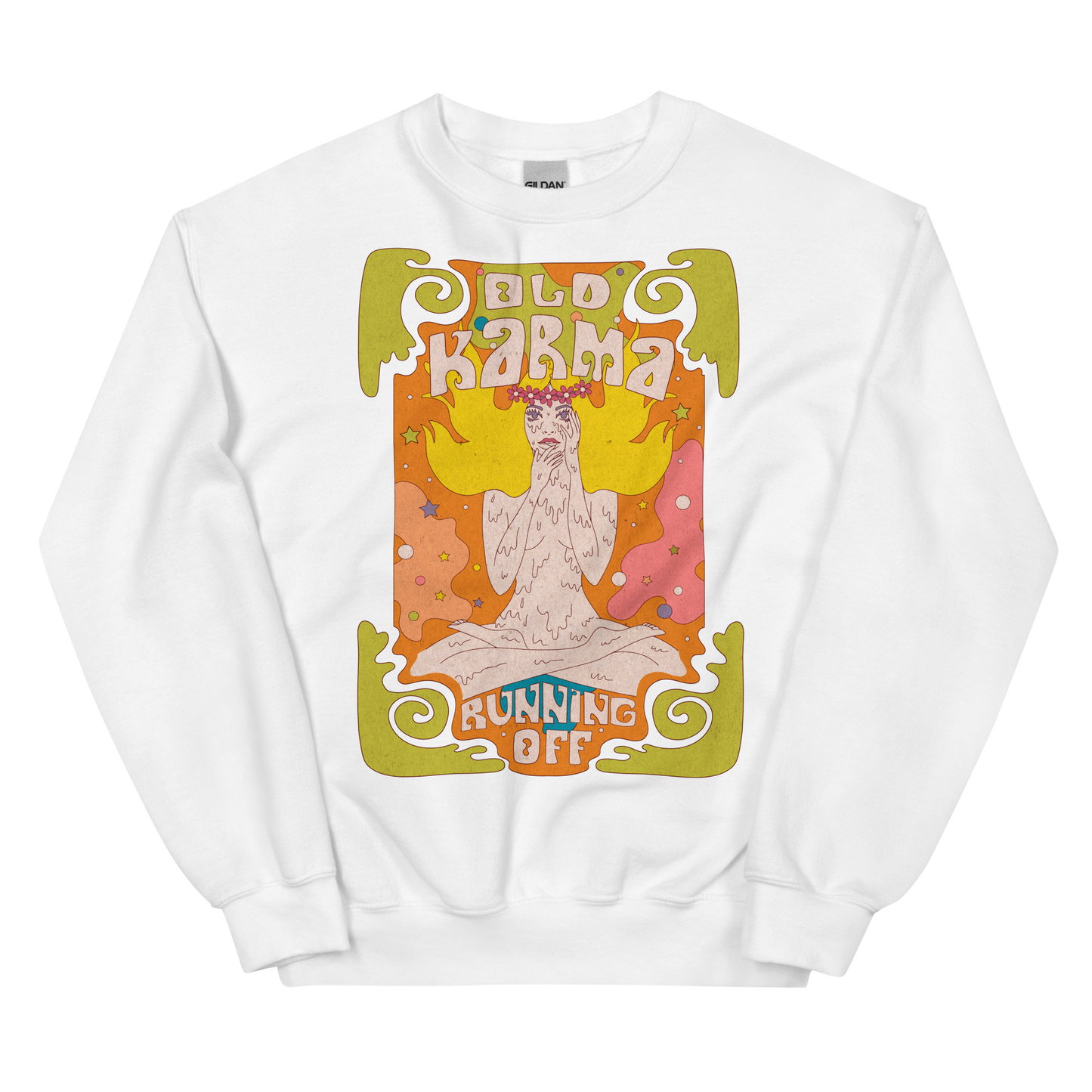 Old Karma Running Off Graphic Unisex Sweatshirt