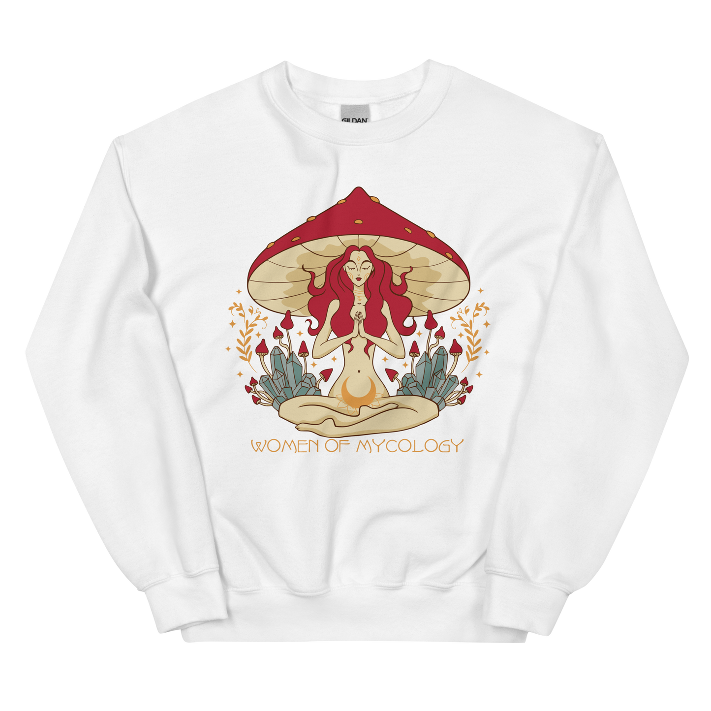 Mystical Woman of Mycology Graphic Unisex Sweatshirt