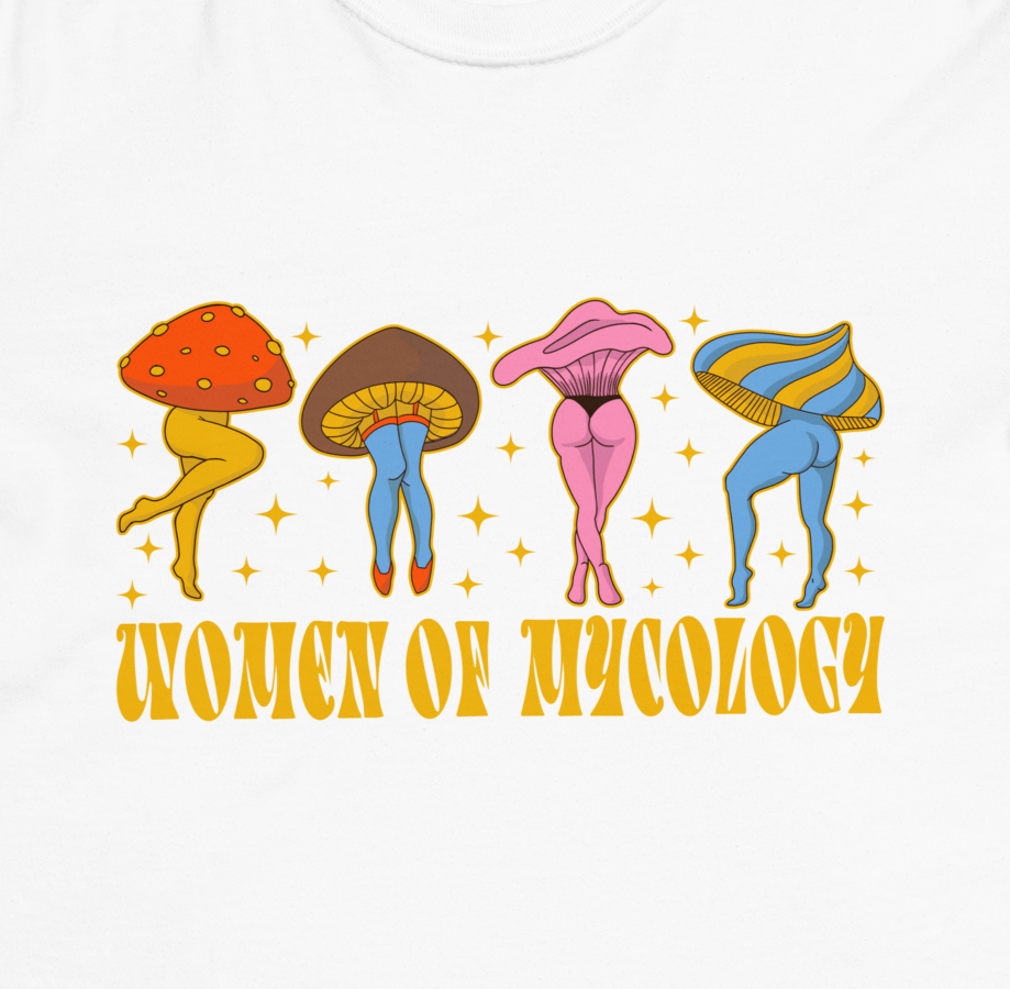 Retro Legs Woman of Mycology Graphic Unisex Hoodie