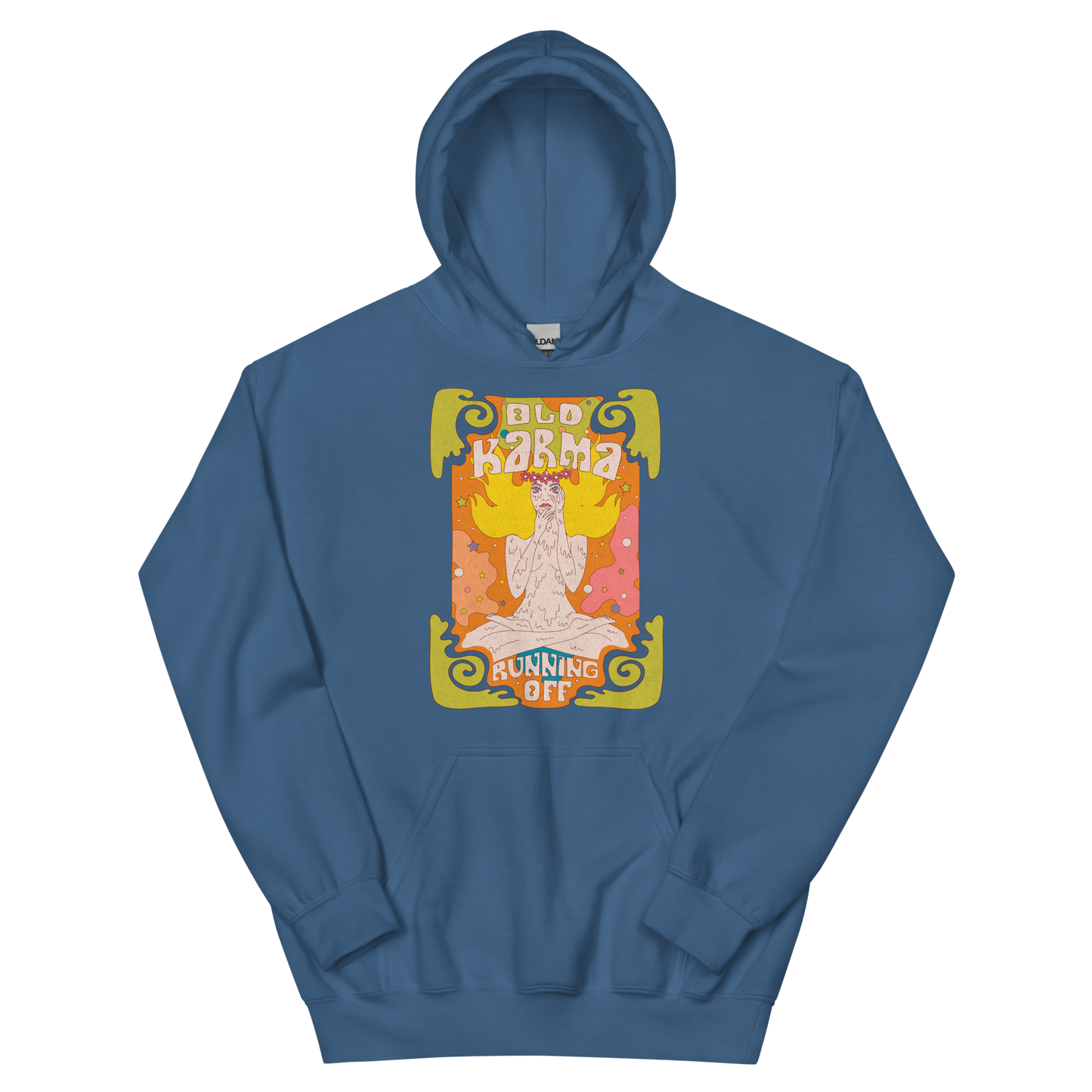 Old Karma Running Off Graphic Unisex Hoodie