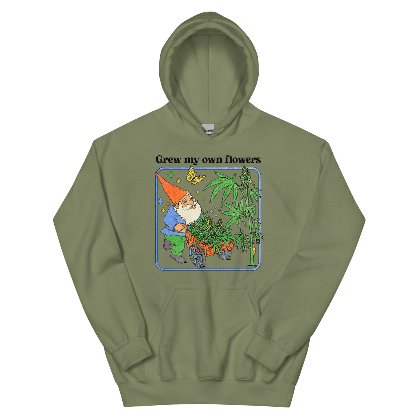 Grew My Own Flowers Unisex Hoodie