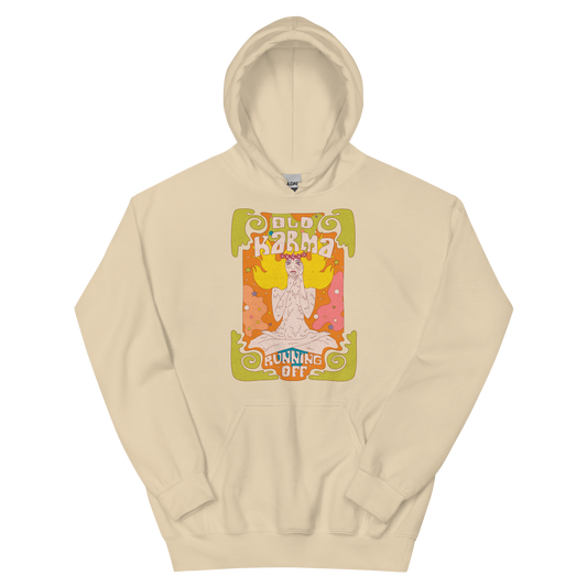 Old Karma Running Off Graphic Unisex Hoodie