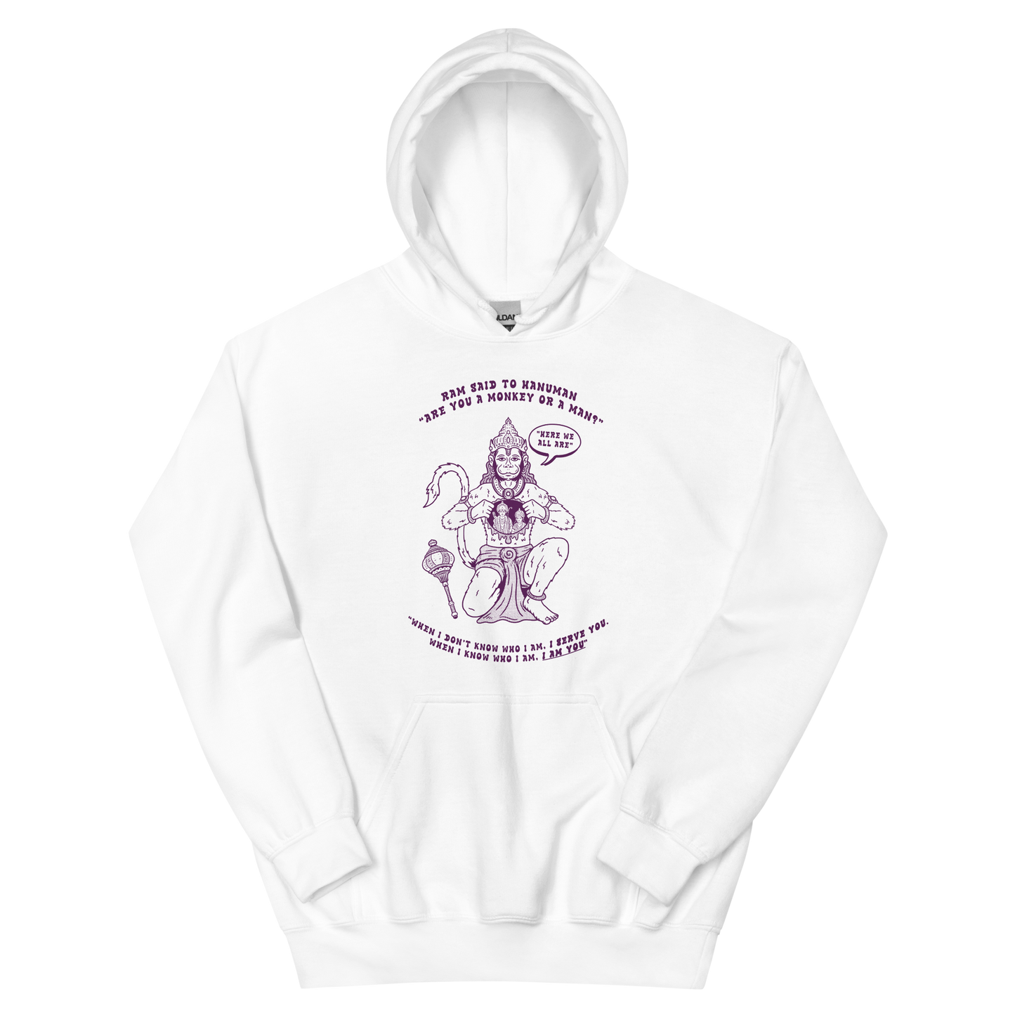 Here We All Are Graphic Hoodie