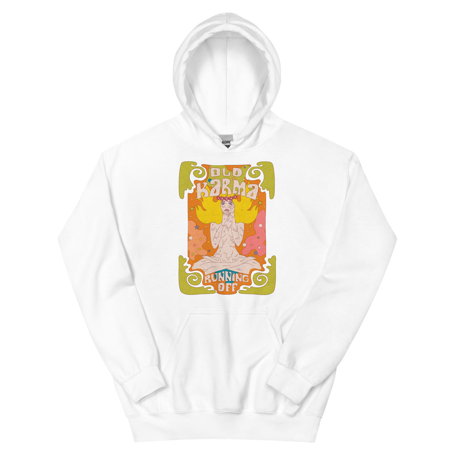 Old Karma Running Off Graphic Unisex Hoodie