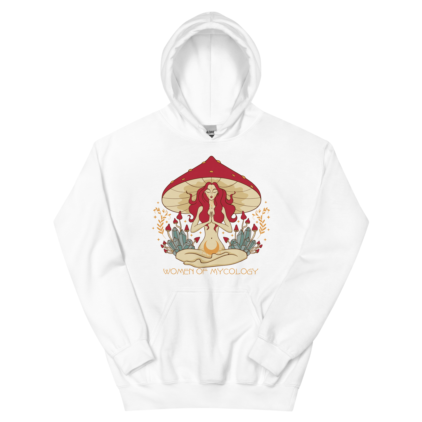 Mystical Woman of Mycology Graphic Unisex Hoodie