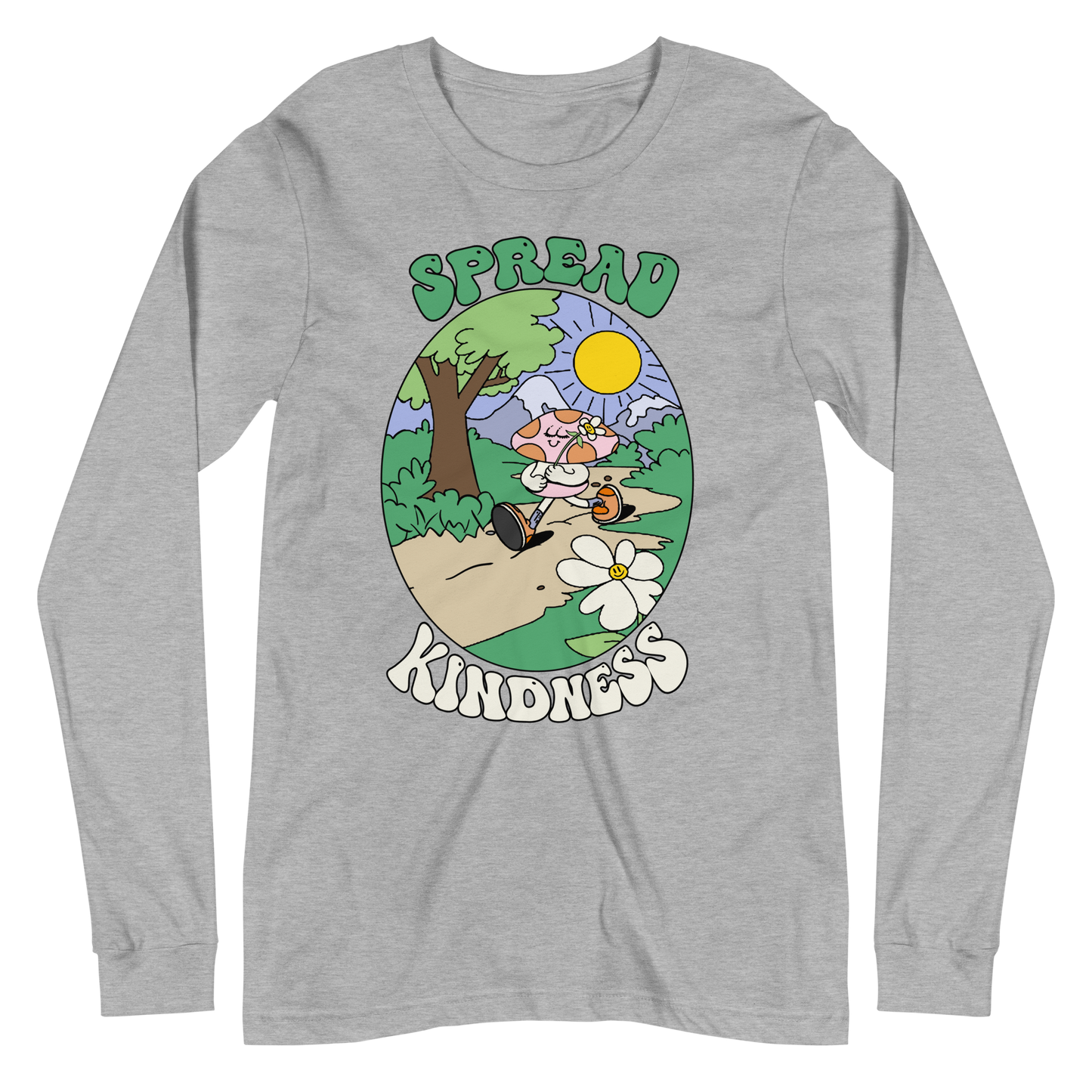 Spread Kindness Graphic Long Sleeve Tee