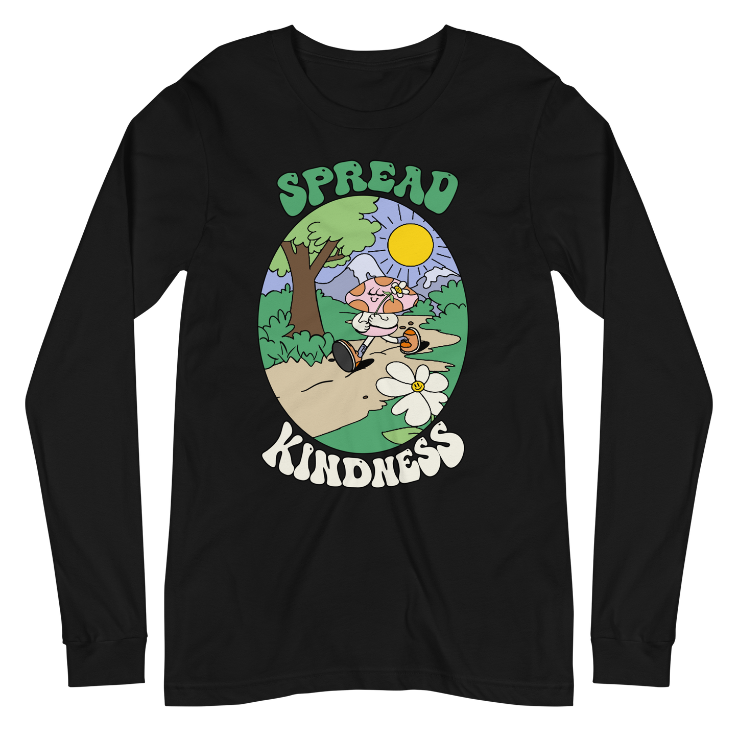 Spread Kindness Graphic Long Sleeve Tee