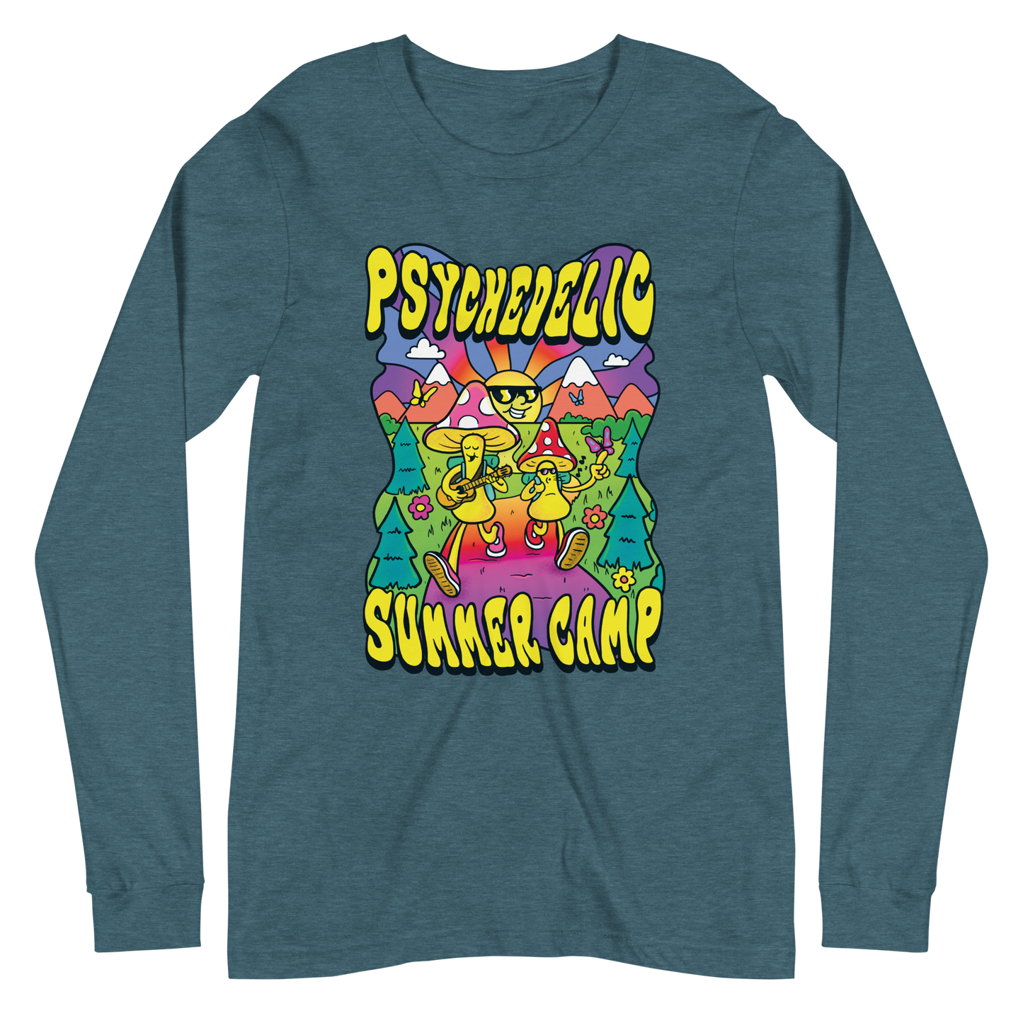 Psi~ Summer Camp Graphic Long Sleeve Tee