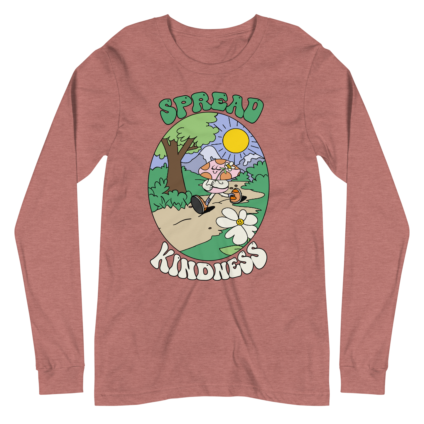 Spread Kindness Graphic Long Sleeve Tee