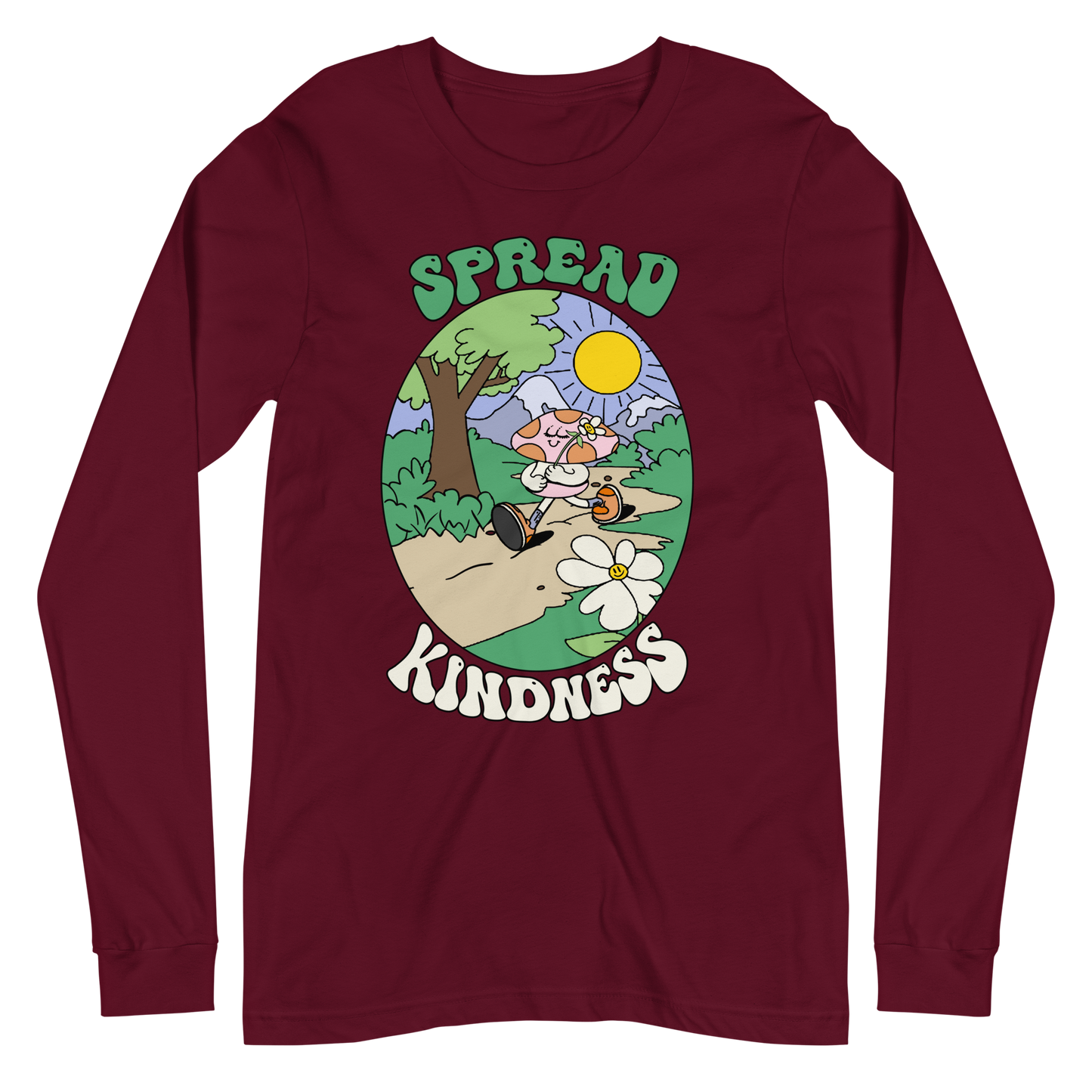 Spread Kindness Graphic Long Sleeve Tee