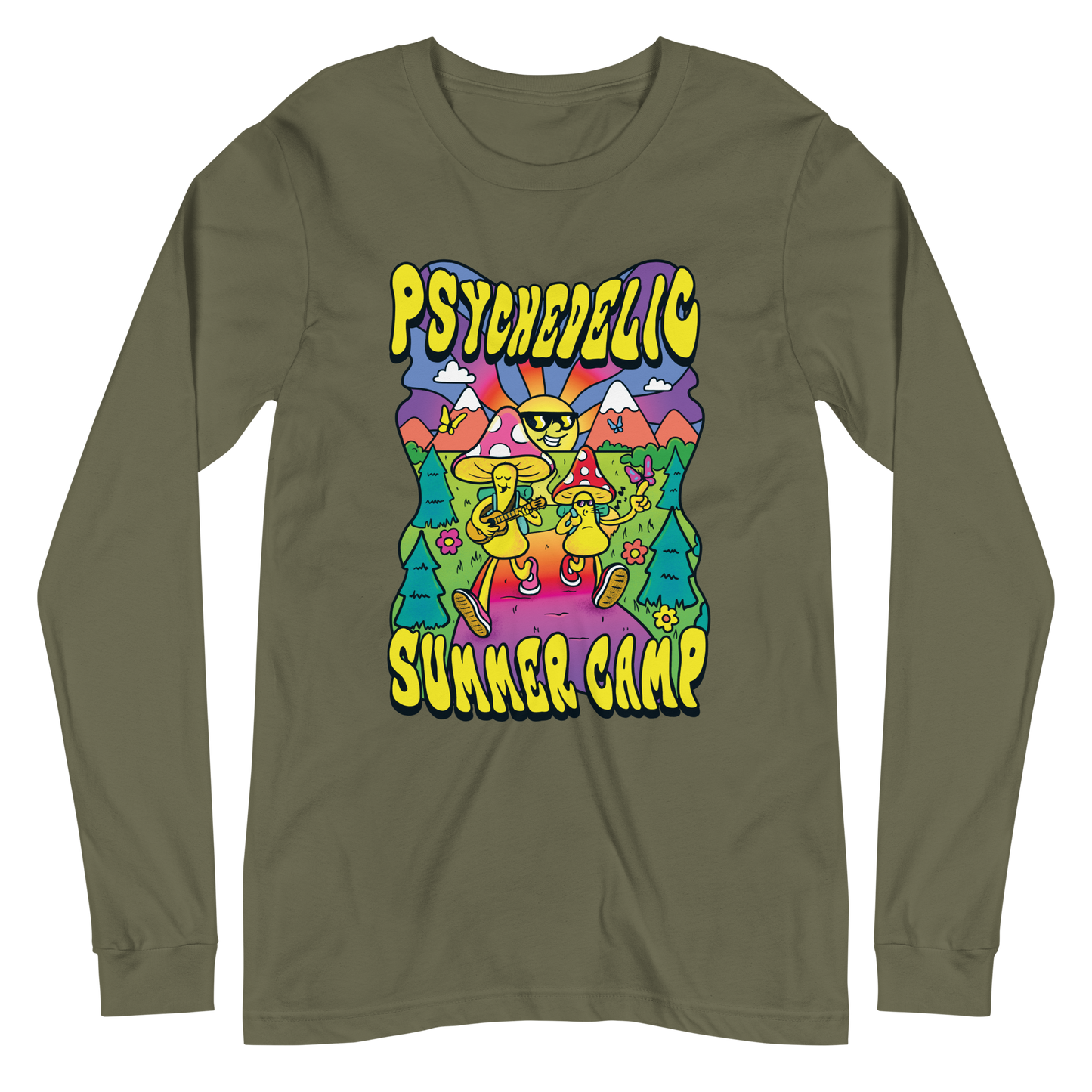 Psi~ Summer Camp Graphic Long Sleeve Tee