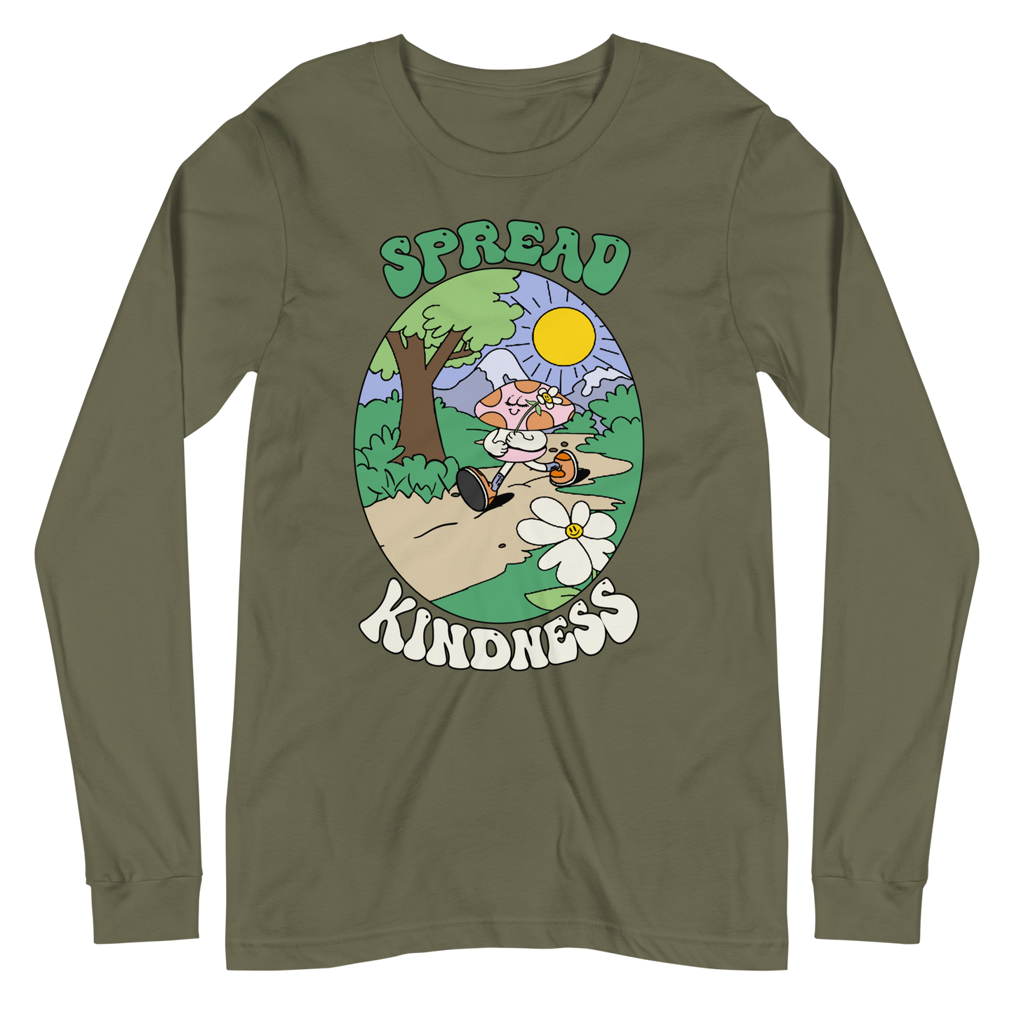 Spread Kindness Graphic Long Sleeve Tee