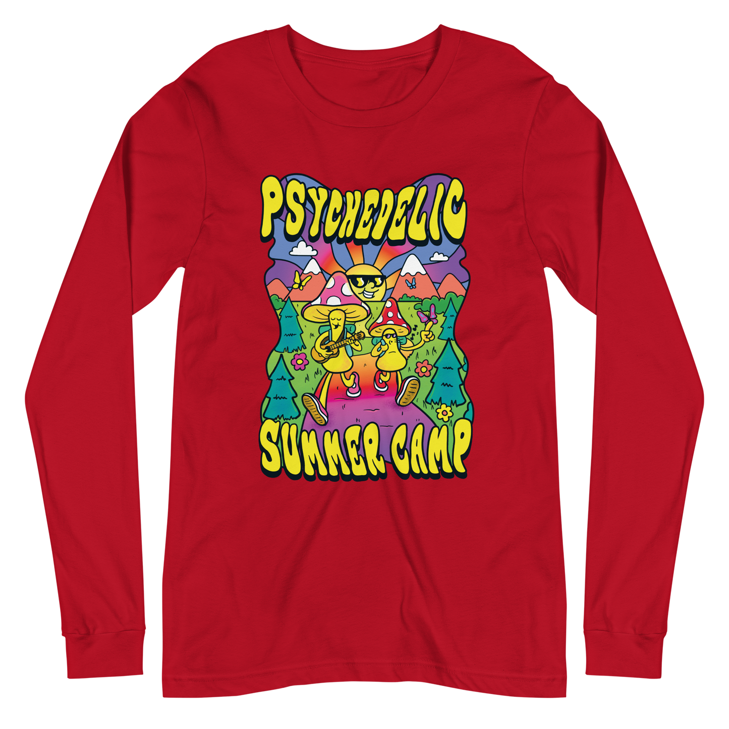 Psi~ Summer Camp Graphic Long Sleeve Tee