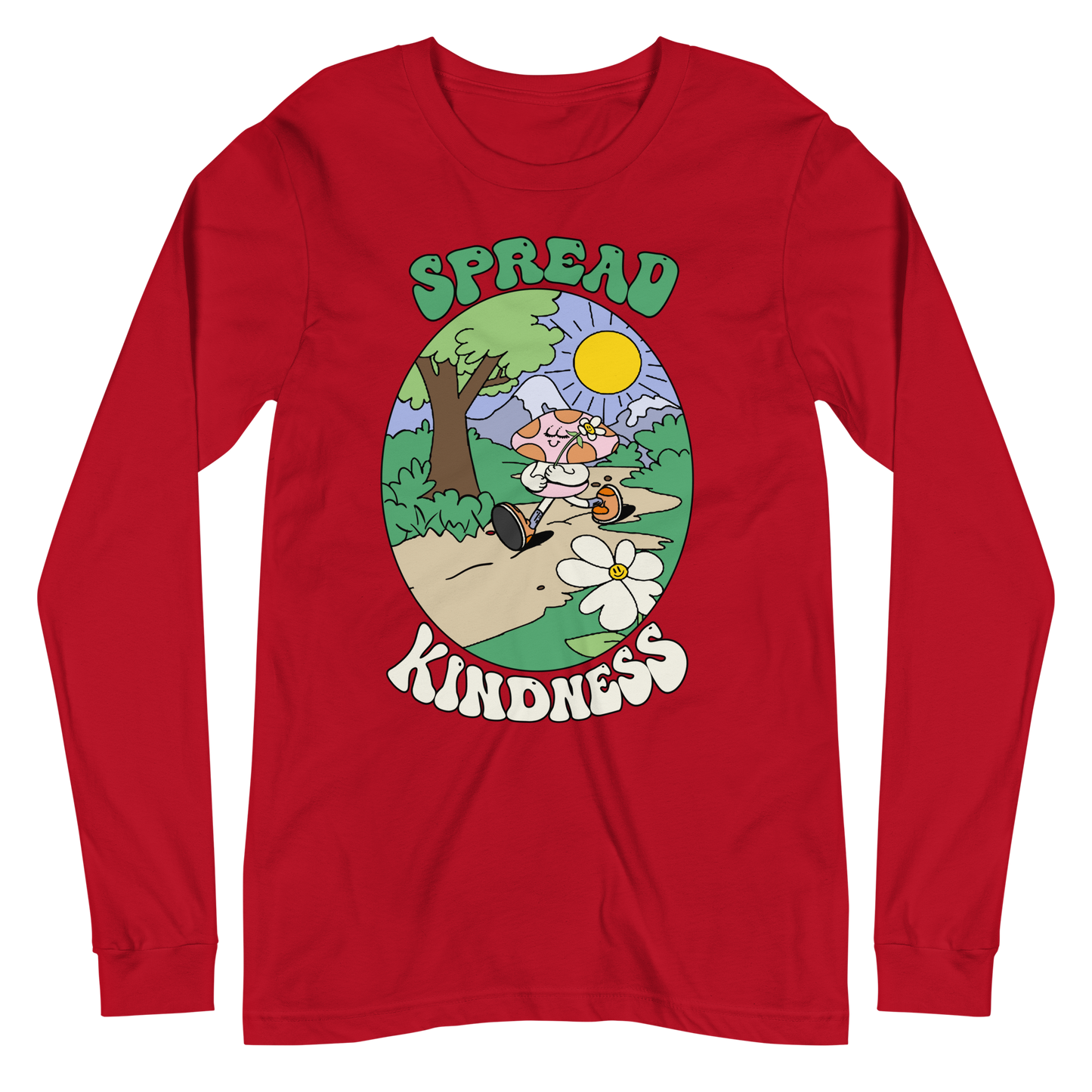 Spread Kindness Graphic Long Sleeve Tee