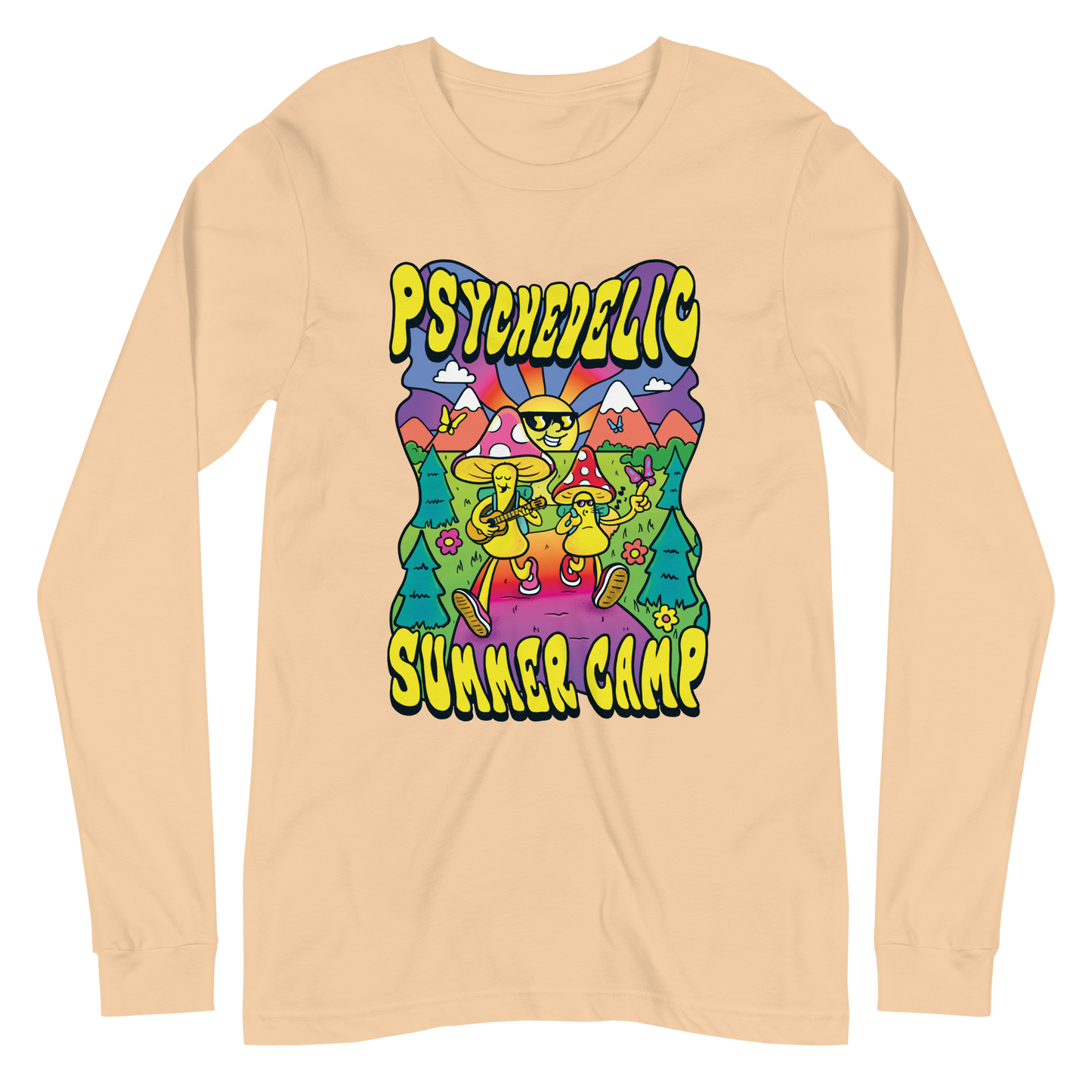 Psi~ Summer Camp Graphic Long Sleeve Tee