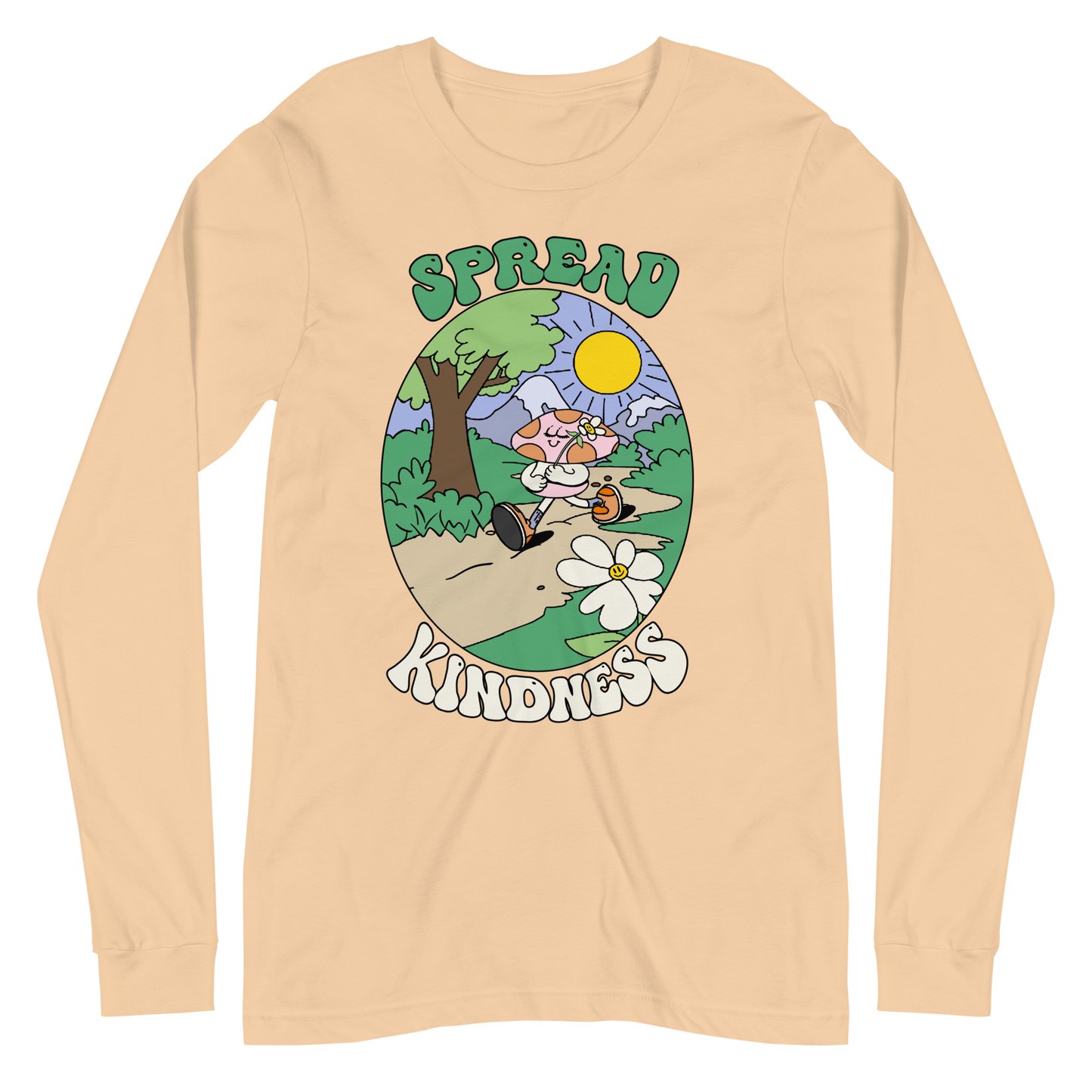 Spread Kindness Graphic Long Sleeve Tee