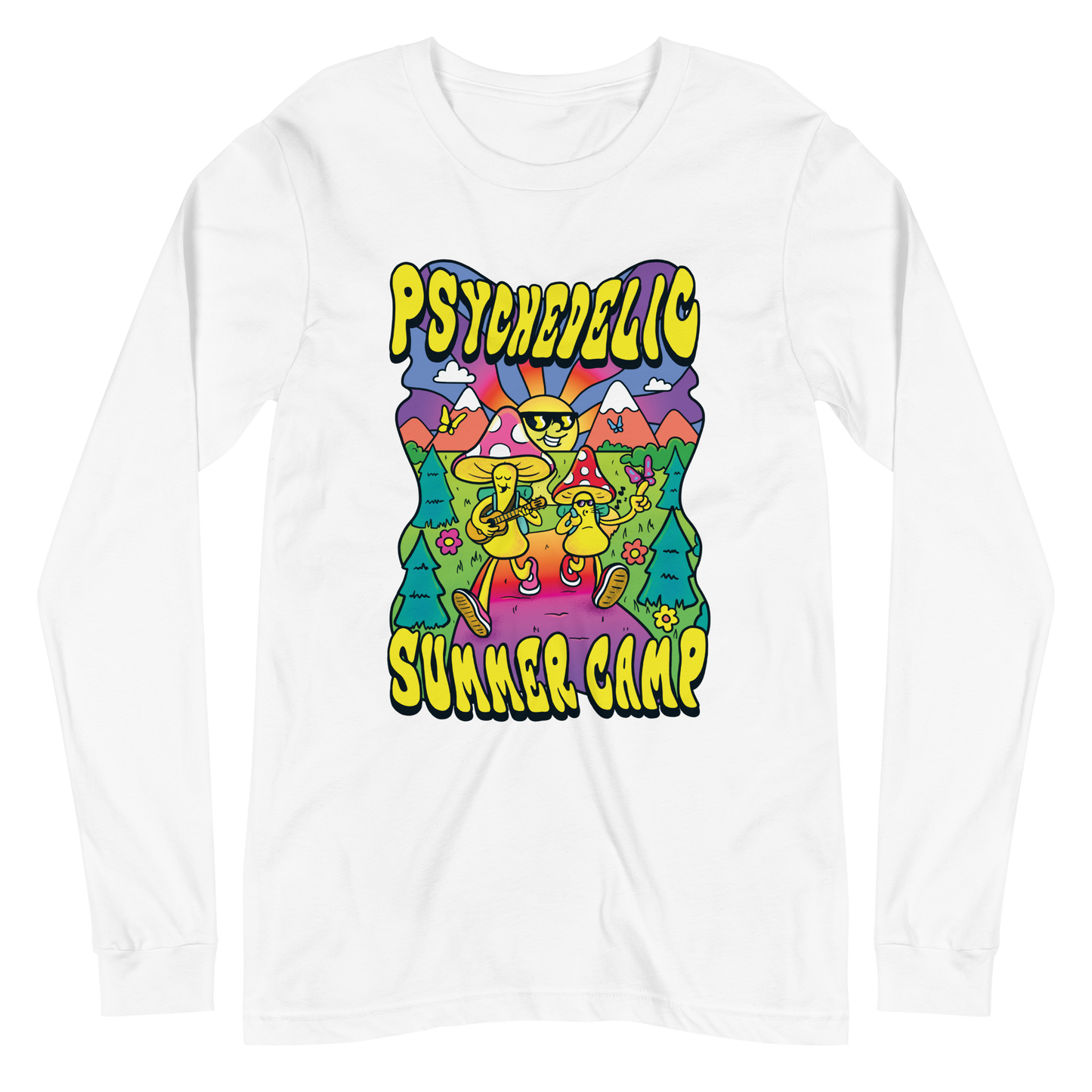 Psi~ Summer Camp Graphic Long Sleeve Tee