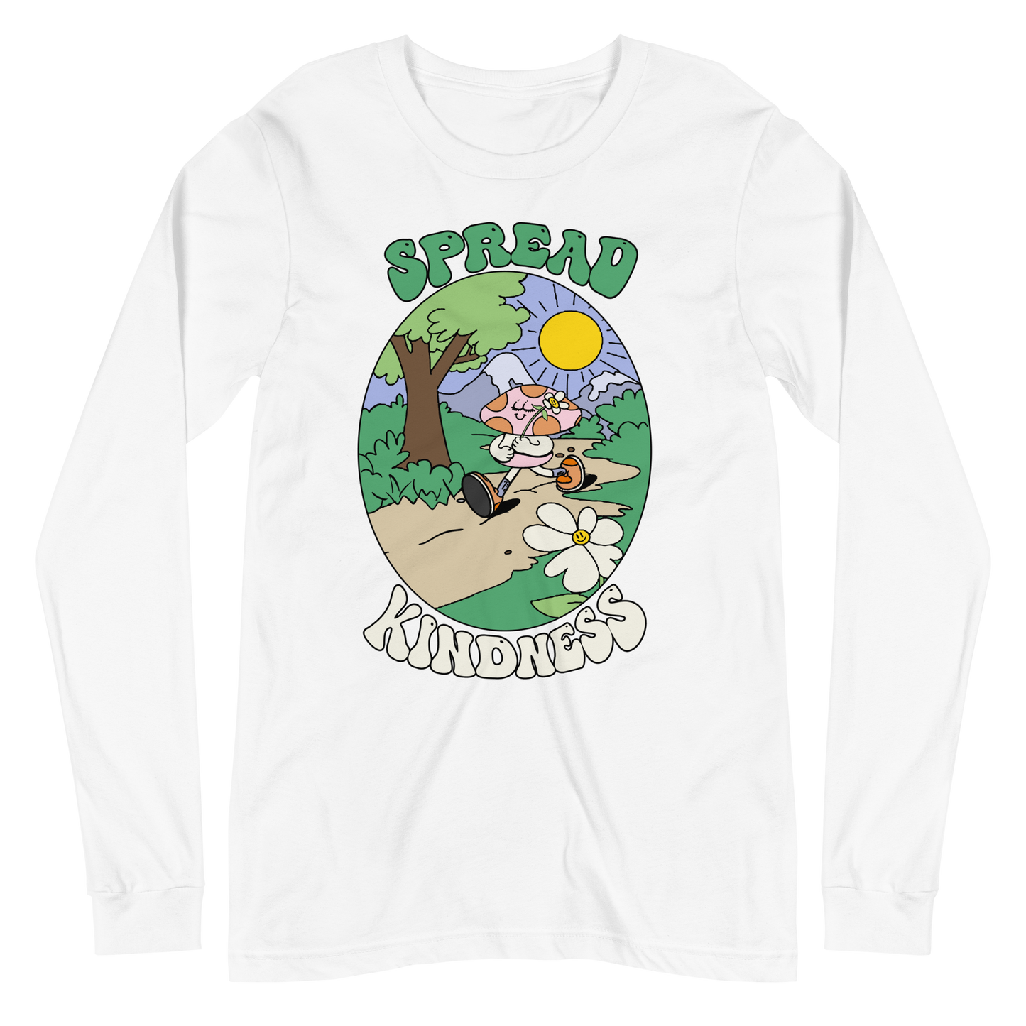 Spread Kindness Graphic Long Sleeve Tee