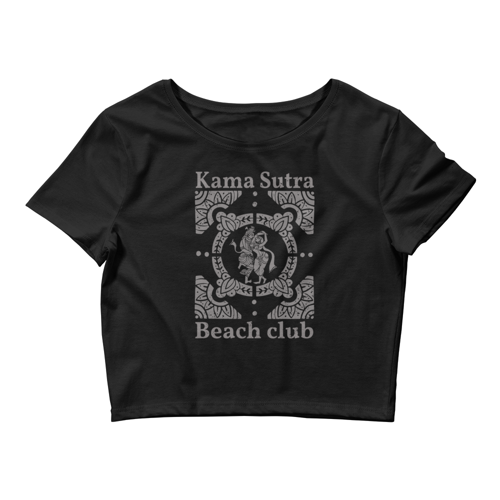 Kama Sutra Beach Club Graphic Crop Tee