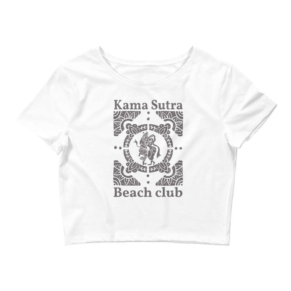 Kama Sutra Beach Club Graphic Crop Tee