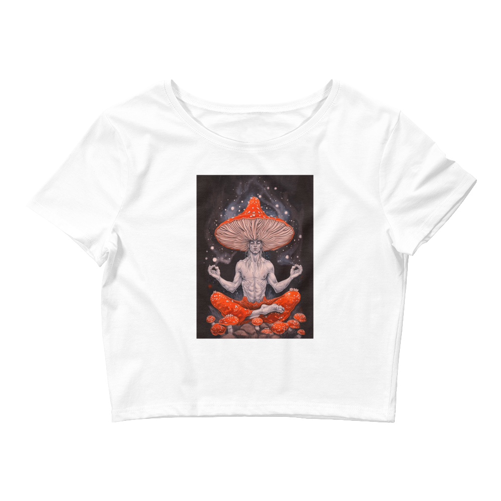 Man Of Mycology Graphic Crop Tee