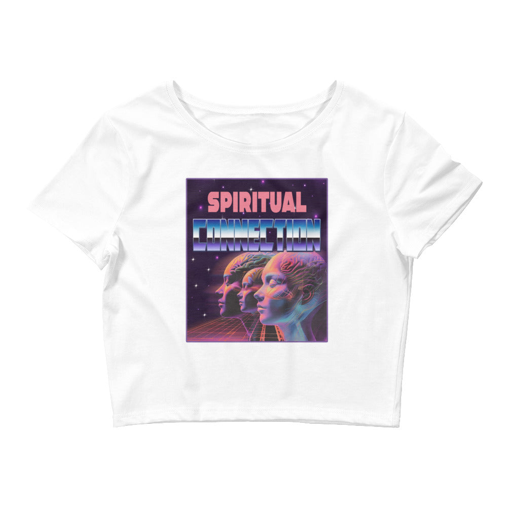 Spiritual Connection Graphic Crop Tee