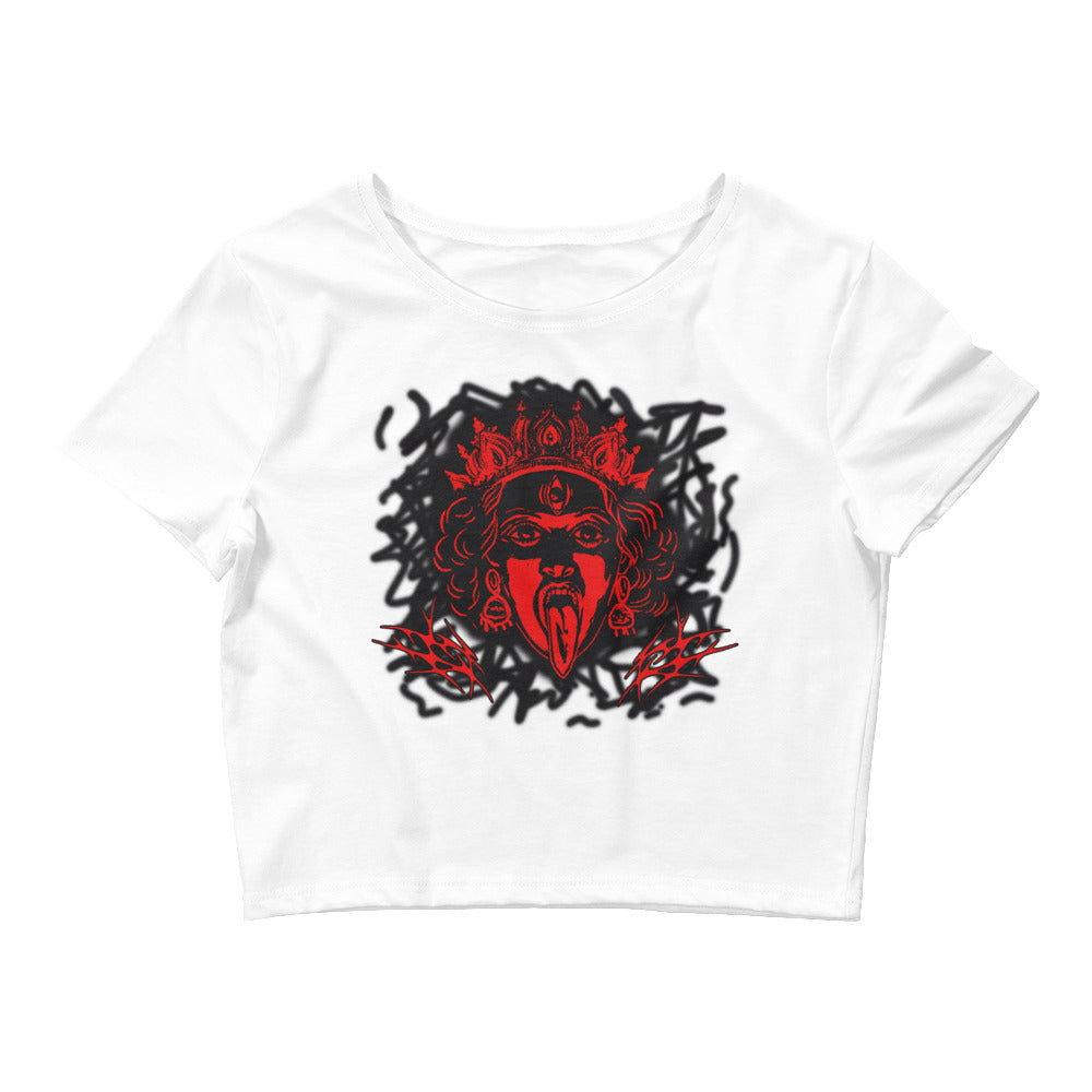 Goddess Kali Graphic Crop Tee