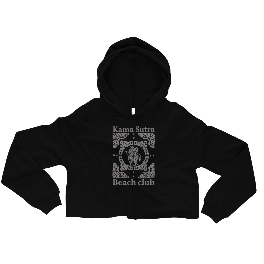 Kama Sutra Beach Club Graphic Crop Hoodie