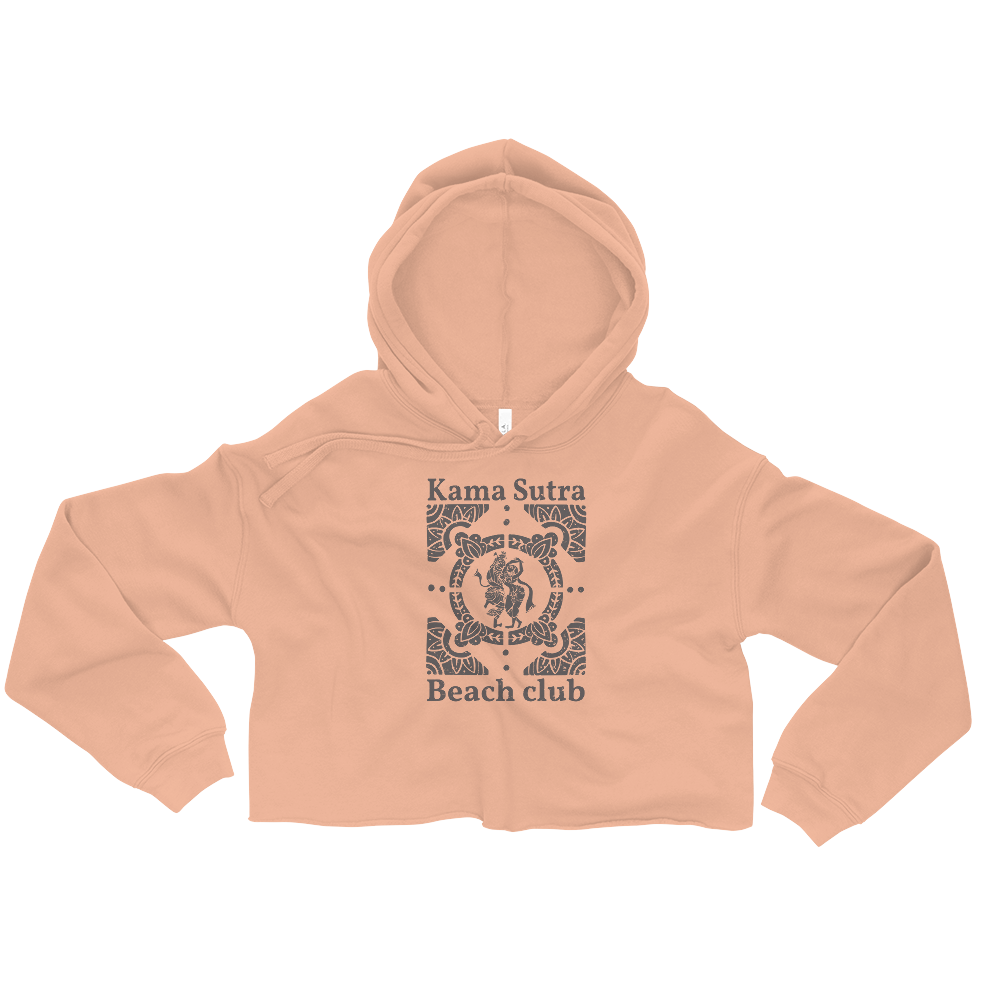 Kama Sutra Beach Club Graphic Crop Hoodie