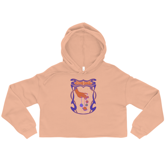 Astro Soul Graphic Crop Hoodie