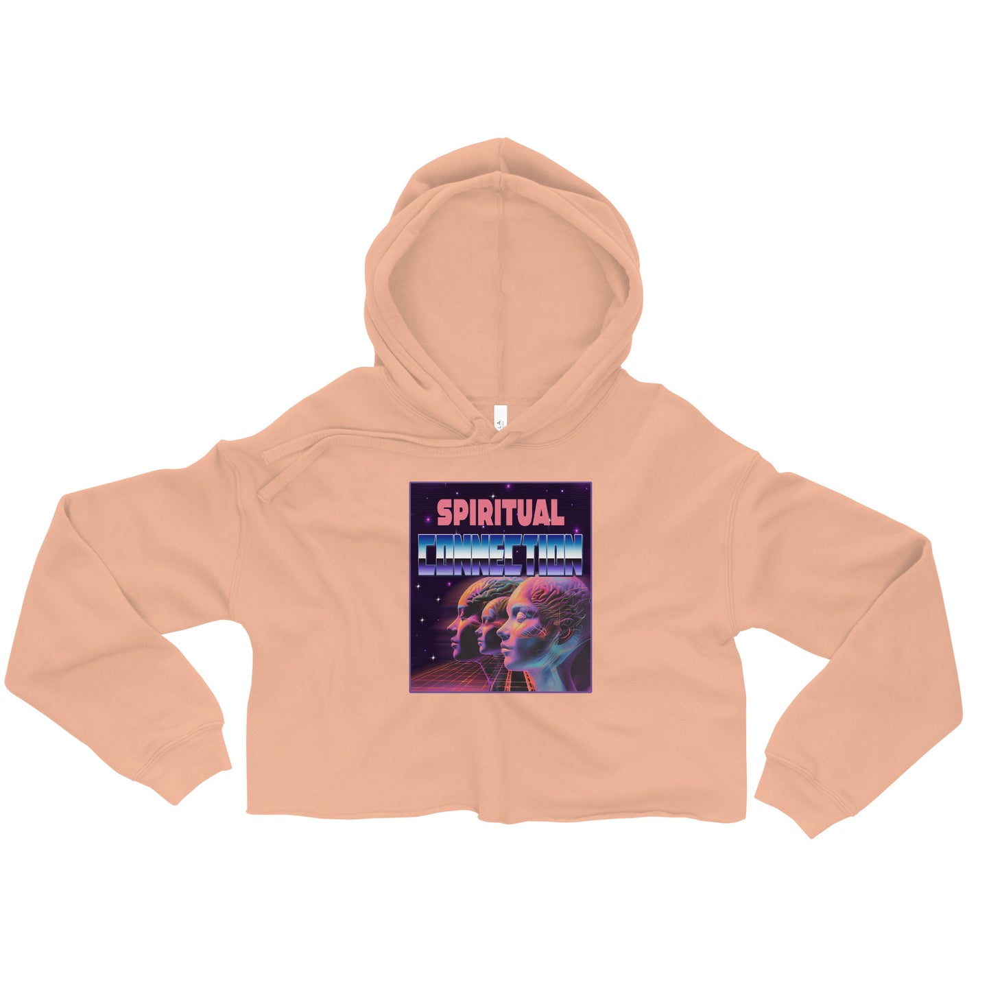 Spiritual Connection Graphic Crop Hoodie